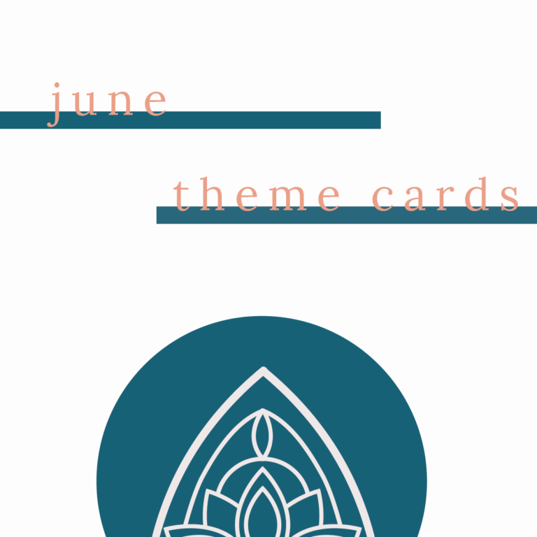 June: Theme Note Cards