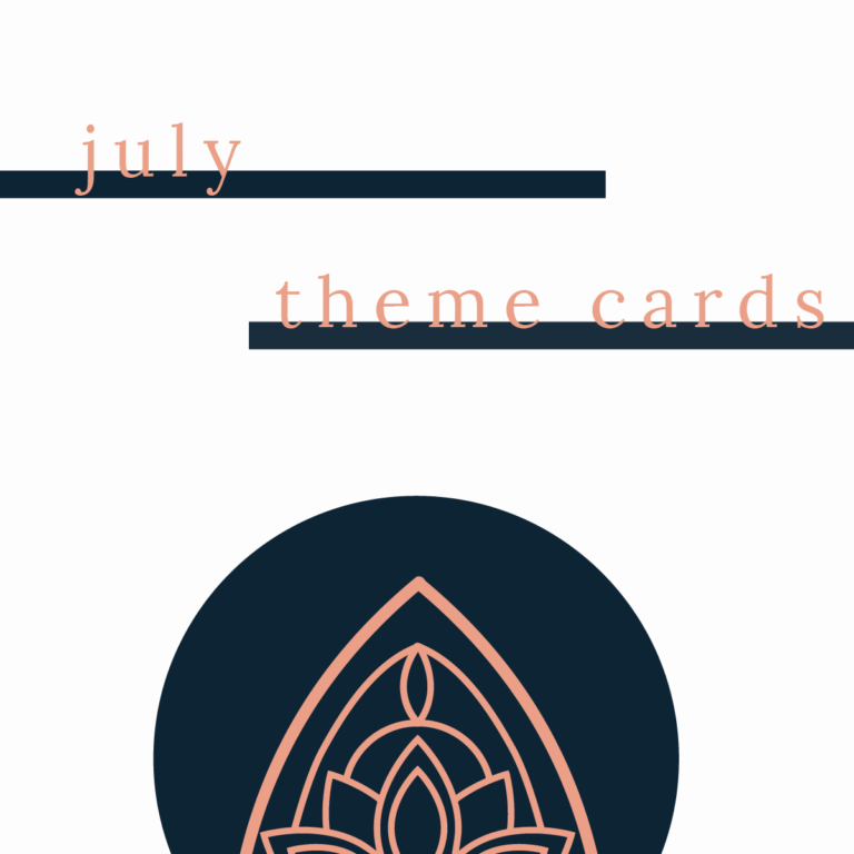 July: Theme Note Cards