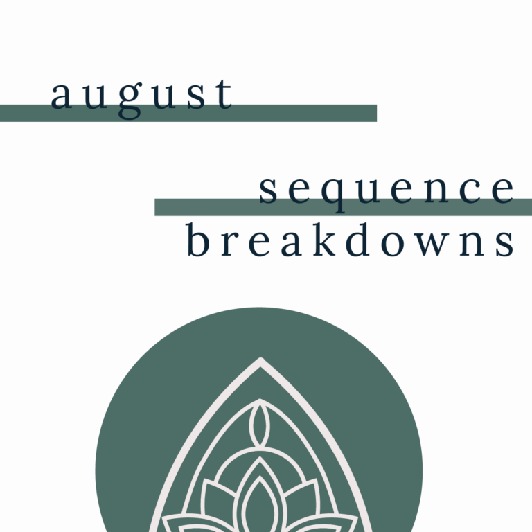 August: Sequence Breakdown