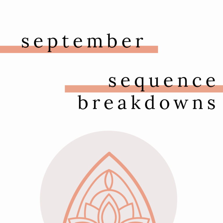 September: Sequence Breakdown