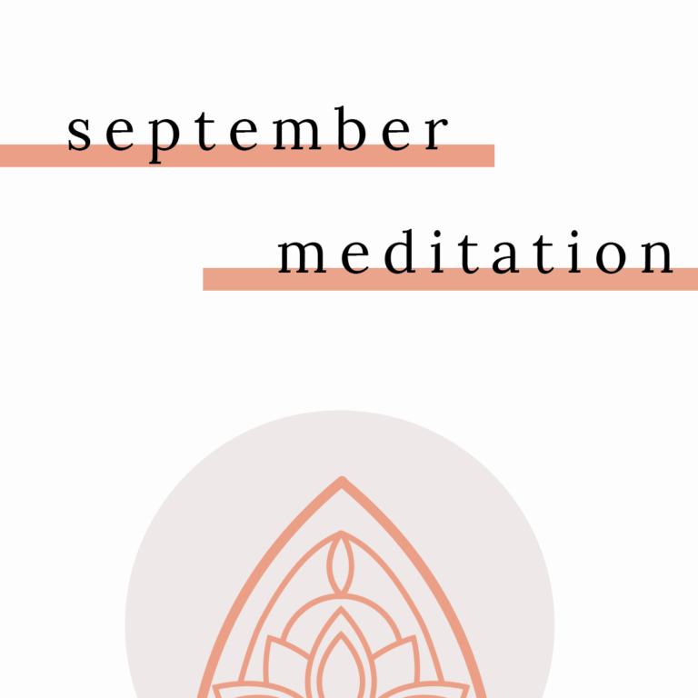 September: Meditation