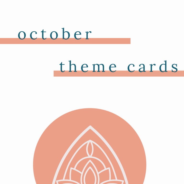 October: Theme Cards