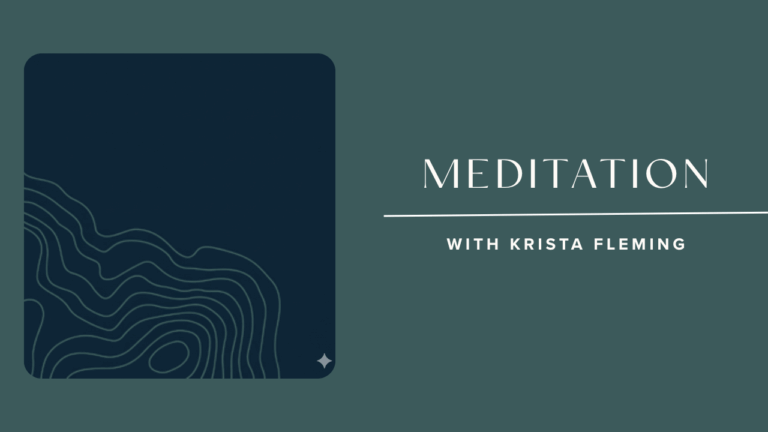 The Parable of The Rich Man and Lazarus Meditation with Krista Fleming