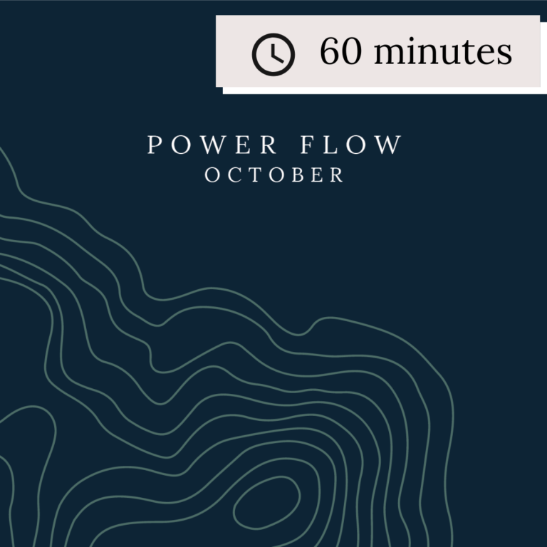 October: 60 Minute Power Flow