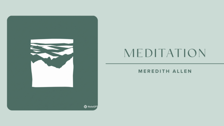  The Wilderness Meditation with Meredith Allen