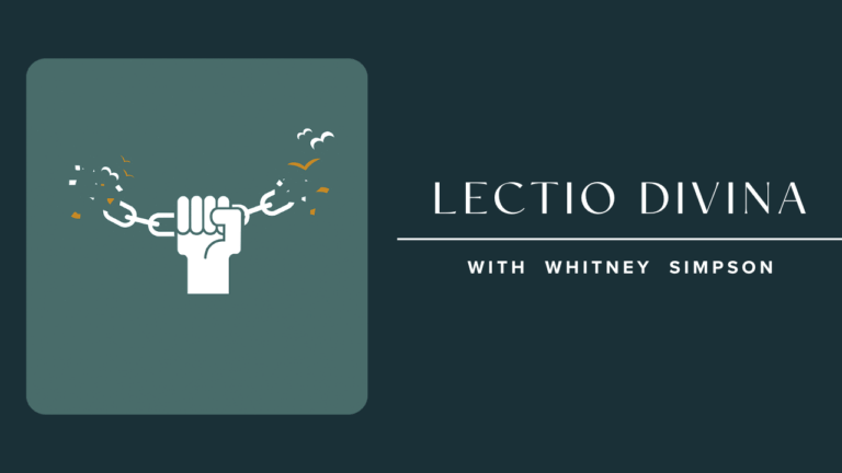 Sacred Spaces Prison Lectio Divina With Whitney Simpson