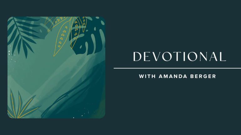 Adam & God in the Garden of Eden Devotional with Amanda Berger