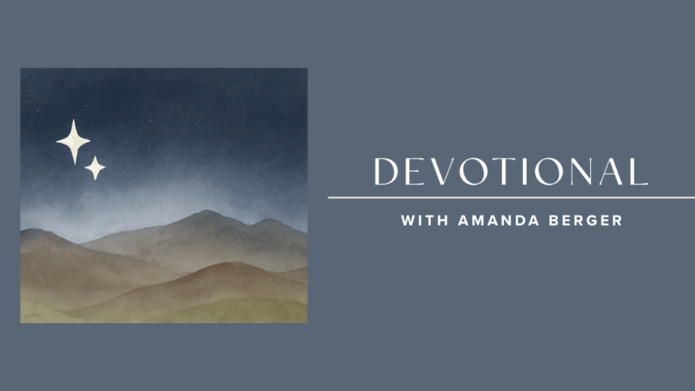 Shepherds in a Field Devotional with Amanda Berger