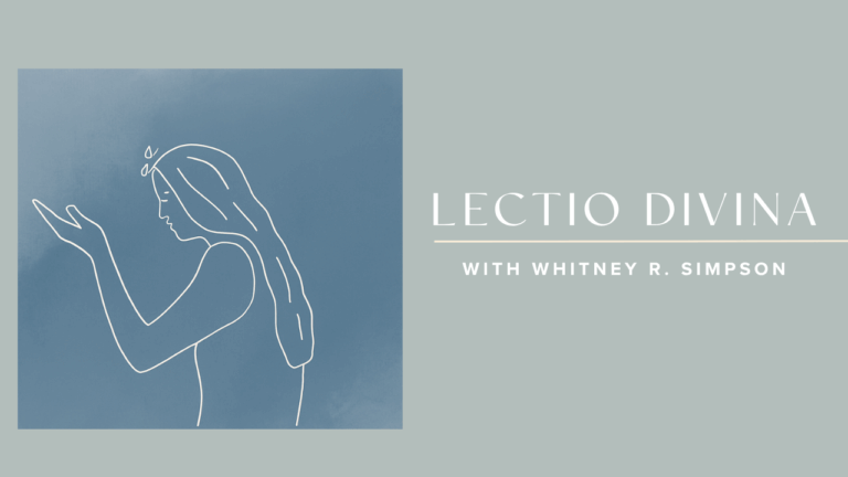 My Cup Overflows Lectio Divina with Whitney R. Simpson