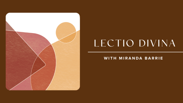 Blessed are those who mourn Lectio Divina with Miranda Barrie