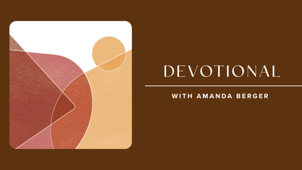 Blessed are those who mourn Devotional with Amanda Berger
