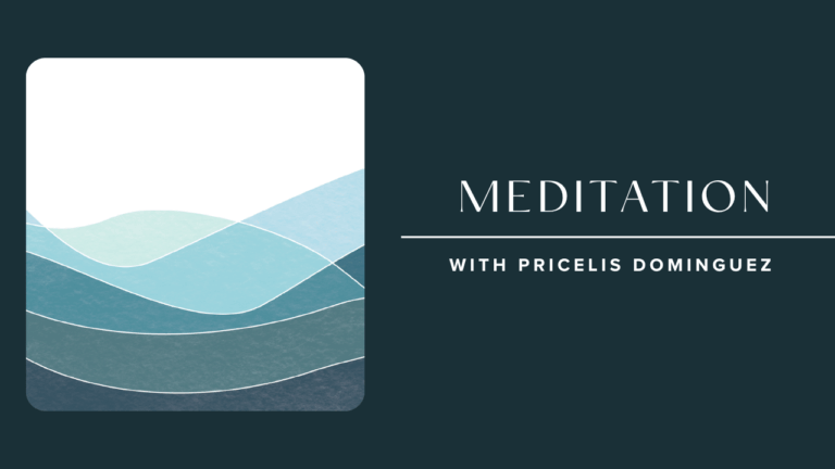 Blessed are the peacemakers Meditation with Pricelis Dominguez