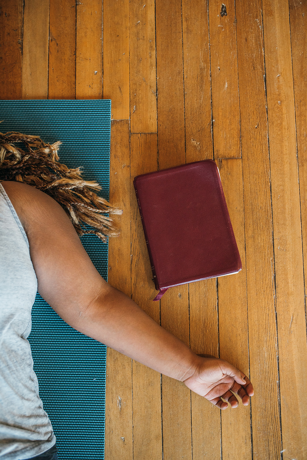 Hope in Savasana with Bible