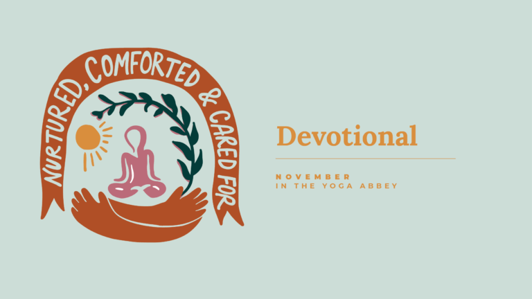 Light mint green background with image of nurtured, comforted and cared for