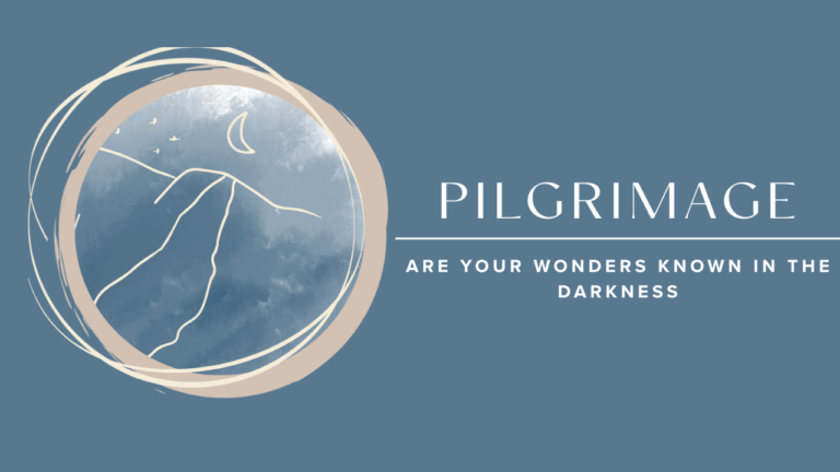 Are Your Wonders Known in the Darkness Pilgrimage