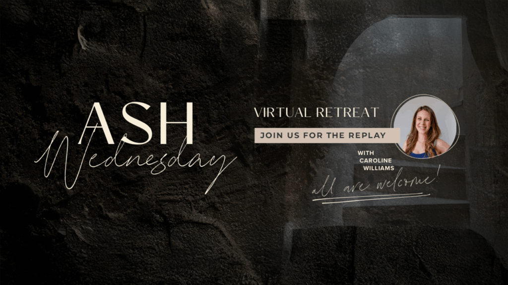 Ash Wednesday Virtual Retreat image black with tomb in the distance. Join us for the replay.