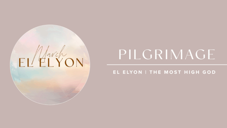 March 2026 Pilgrimage El Elyon Pink, Orange and Sky Blue, and light purple Background
