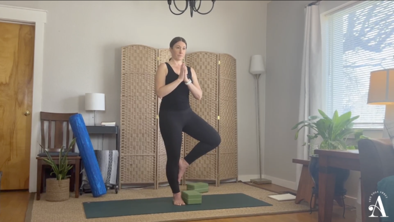 Jamie Terry in Tree Pose