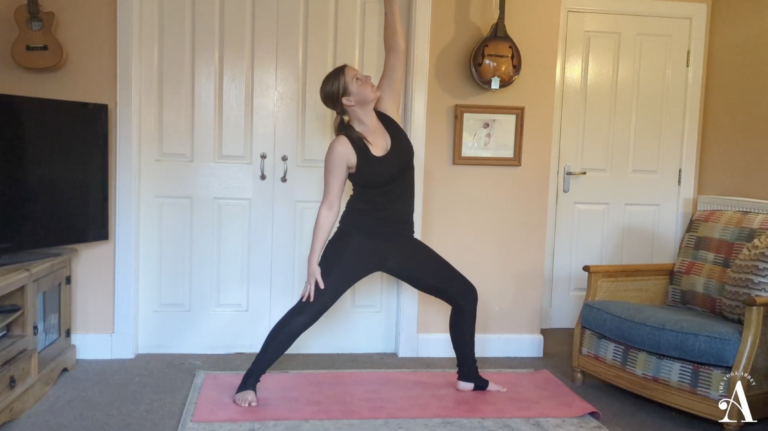 Emma Timms in Reverse Warrior