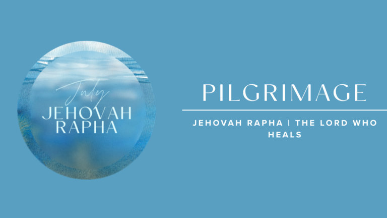 July 2026 Pilgrimage Jehovah Rapha Multiple shades of blue like water