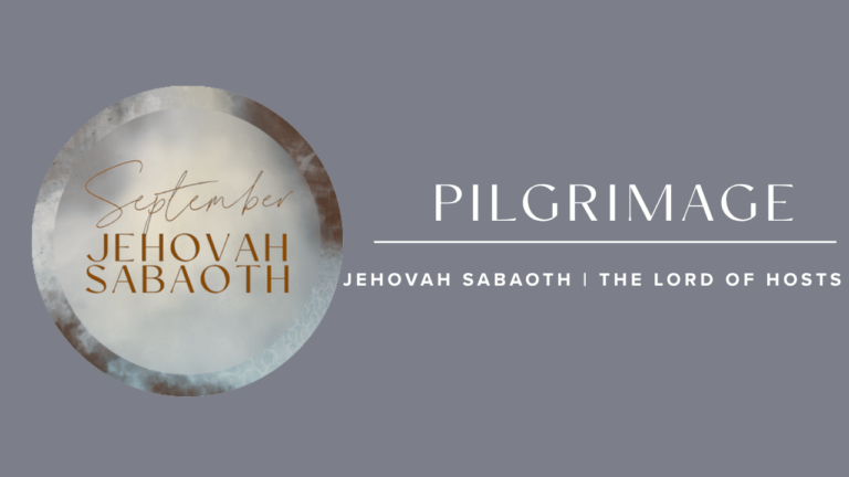 September 2026 Pilgrimage Jehovah Sabaoth Multiple shades of gray and blue