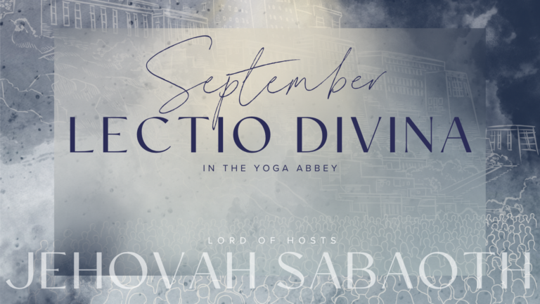 September 2026 Lectio Divina Jehovah Sabaoth Multiple shades of gray and blue