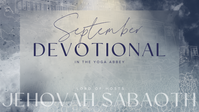 September 2026 Devotional Jehovah Sabaoth Multiple shades of gray and blue