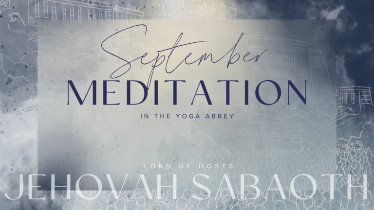 September 2026 Meditation Jehovah Sabaoth Multiple shades of gray and blue
